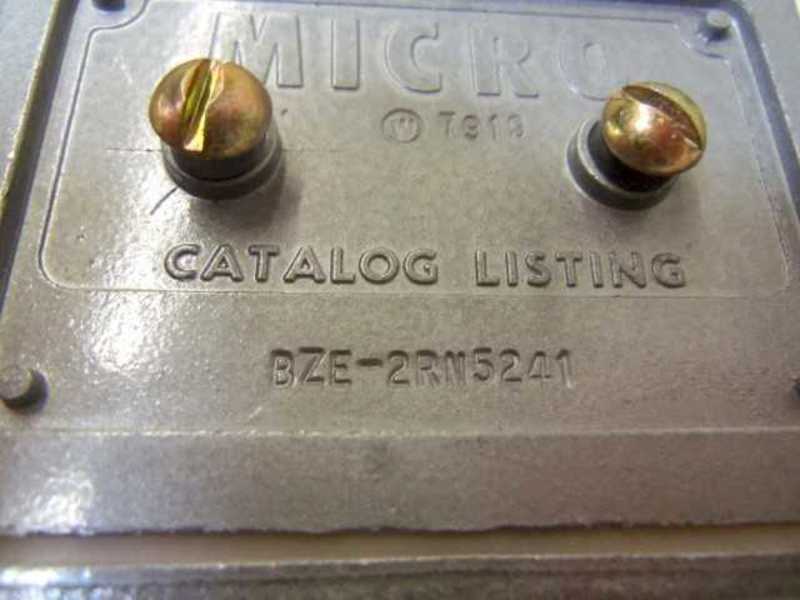 MICRO SWITCH BZE-2RN5241 LIMIT SWITCH  NSMP