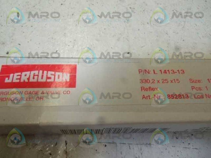 JERGUSON L 1413-13 GAGE GLASS  NSMP