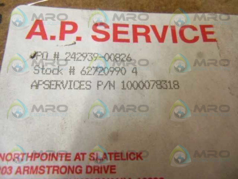 LOT OF 3 AP SERVICES 1000078318 NSNP