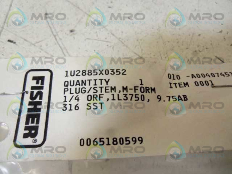 FISHER IU2885X0352  NSNP