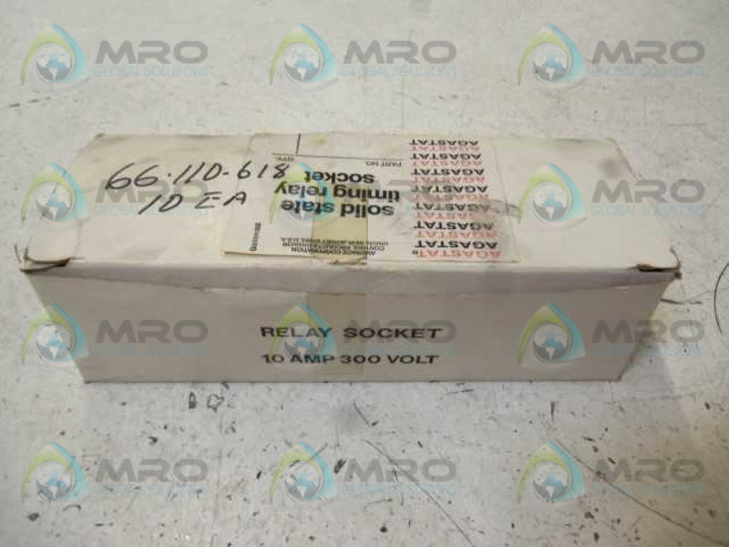 LOT OF 10 AGASTAT BTSA11SC SOCKET STRIP NSMP