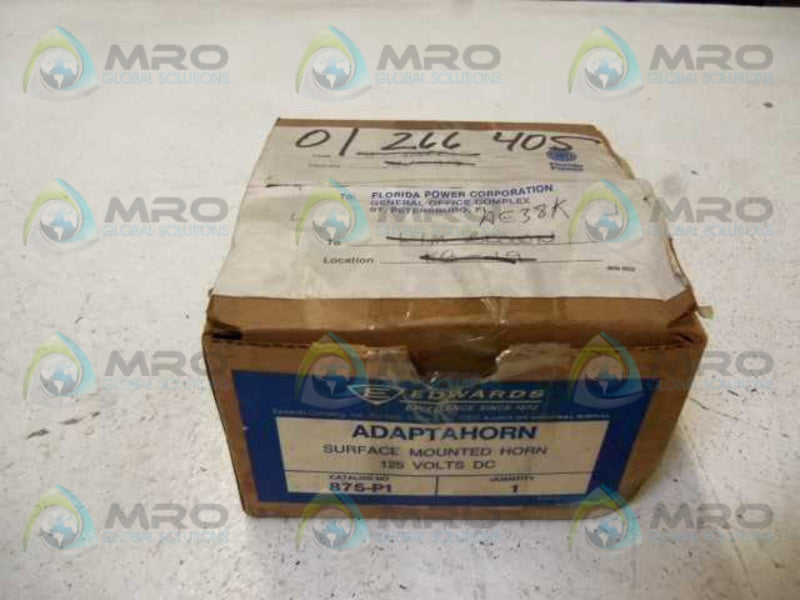 EDWARDS 875-P1 HORN  NSMP