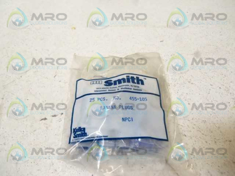 LOT OF 25 HH SMITH 455-105 BANANA PLUGS NSMP