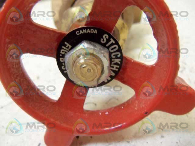 STOCKHAM B-37 GATE VALVE  UNMP