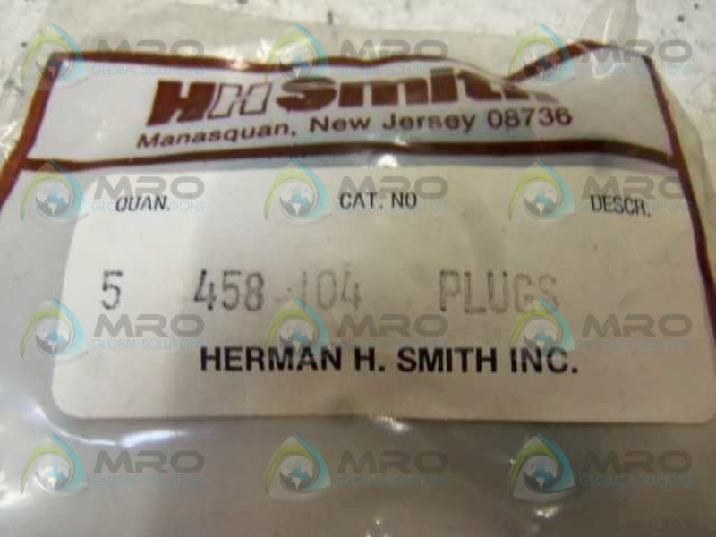 LOT OF 5 HH SMITH 458 104 PLUG NSMP