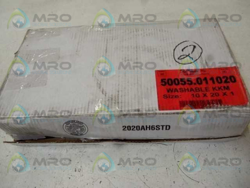 LOT OF 2 FLANDERS 50055.011020 AIR FILTER 10x20x1 NSMP