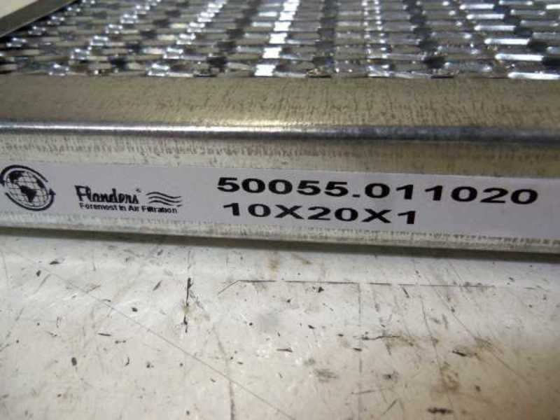 LOT OF 2 FLANDERS 50055.011020 AIR FILTER 10x20x1 NSMP