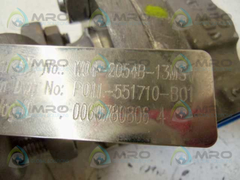 VELAN W04-2054B-13MS STOP VALVE NSNP