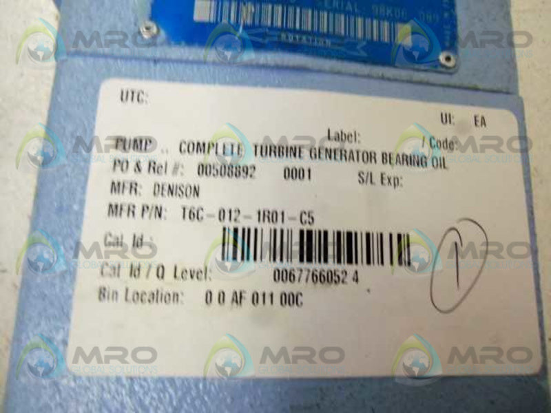 DENISON T6C-012-1R01-C5 MOTOR  UNMP