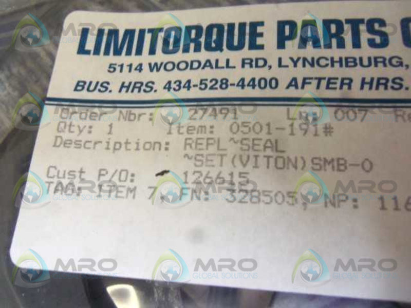 LOT OF 5 0501-191 REPLACEMENT SEAL NSNP