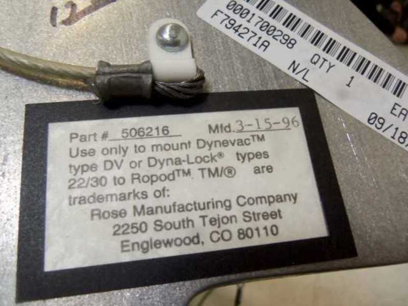 ROSE MANUFACTURING 506216 MOUNTING BRACKET  NSNP