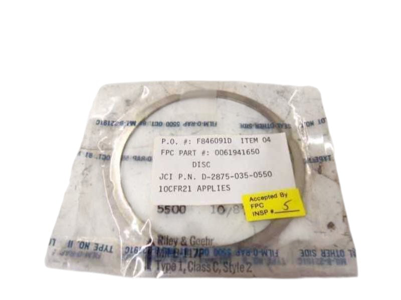 D-2875-035-0550 DISC  NSNP