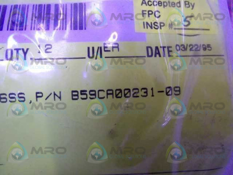 LOT OF 12 B59CA00231-09 NSNP