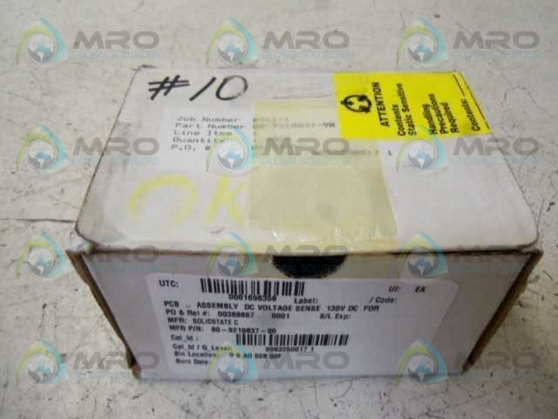 SOLID STATE CONTROLS 80-9210837-90 DC VOLTAGE BOARD  NSMP