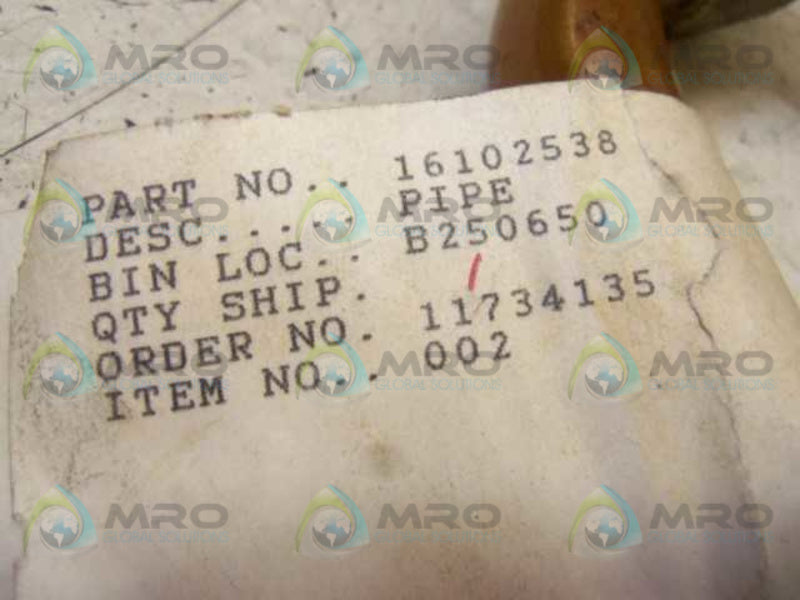 COLT 16102538 PIPE  NSNP