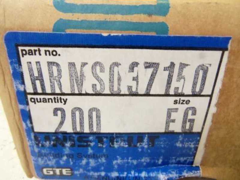 LOT OF 200 UNISTRUT HRMS037150 NSMP
