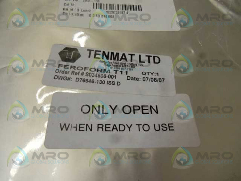TENMAT LTD D76646-130 ISS D FEROFORM T11  NSNP