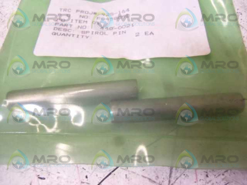 LOT OF 2 440-0021 SPIROL PIN NSMP