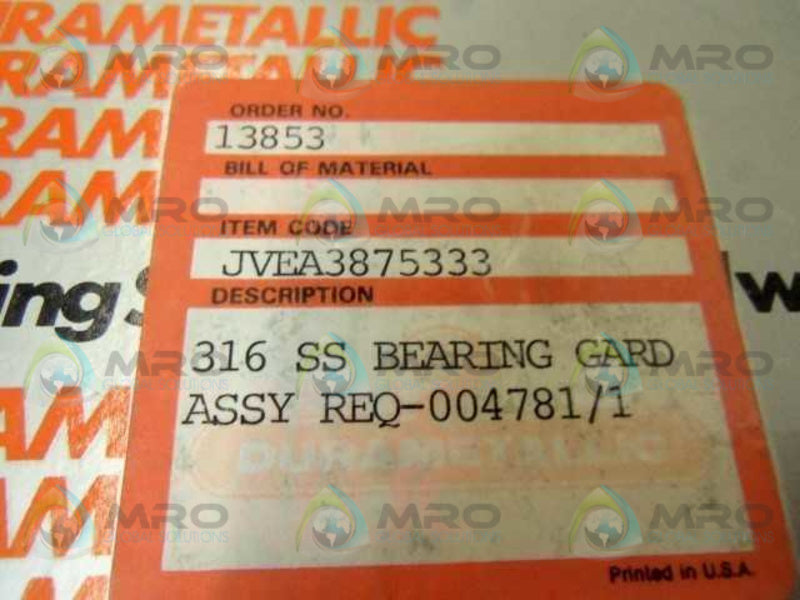 DURAMETALLIC JVEA3875333  NSMP