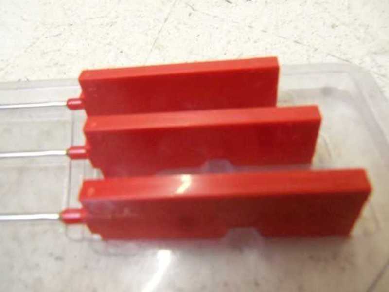 GRAPHIC CONTROLS 10562099 RED RECTANGULAR PEN  NSMP