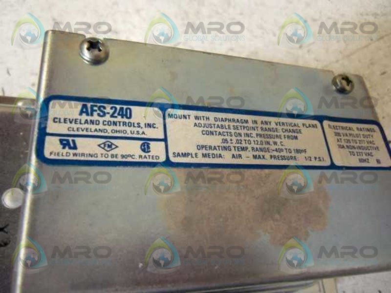 CLEVELAND CONTROLS AFS-240  UNMP
