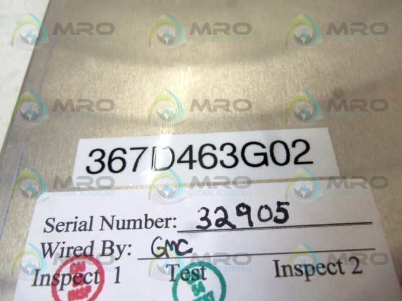 GEC ALSTHOM 367D463G02 UNMP