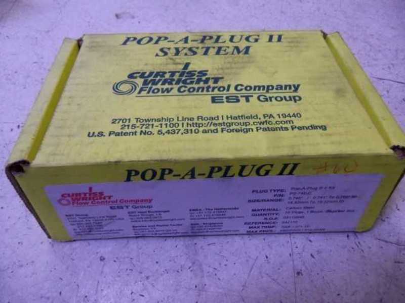 LOT OF 10 CURTIS WRIGHT P2-740-C POP-A-PLUG II KIT NSFS
