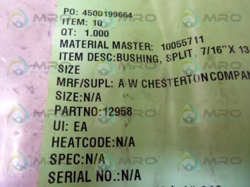 CHESTERTON 12958  NSNP