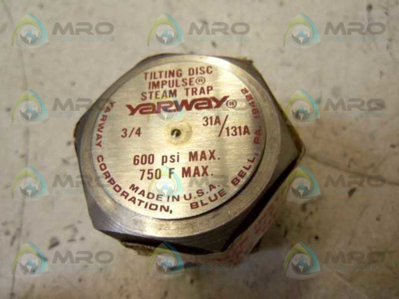 YARWAY 3/4" 31A/131A STEAM TRAP  UNMP