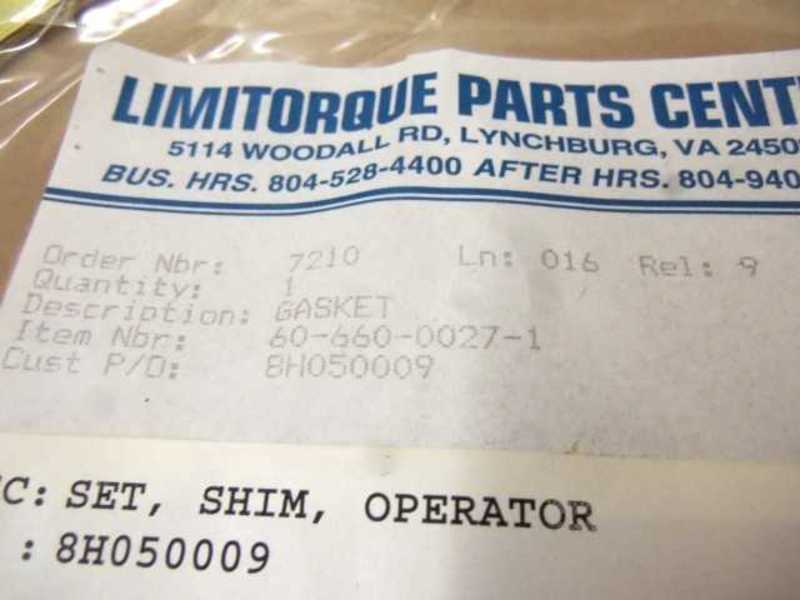 LIMITORQUE 60-660-0027-1 GASKET  NSNP