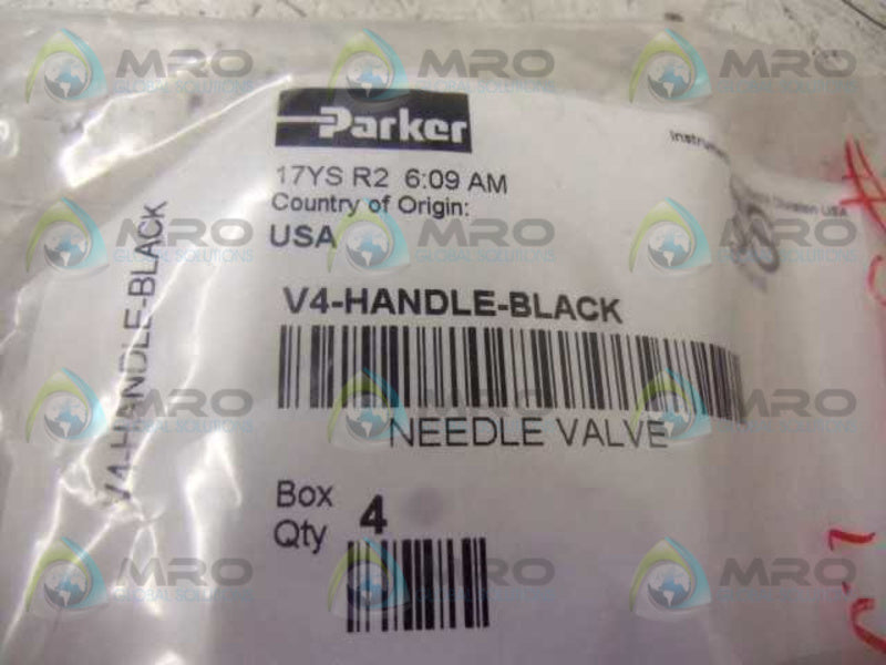 LOT OF 4 PARKER V4-HANDLE-BLACK NSNP