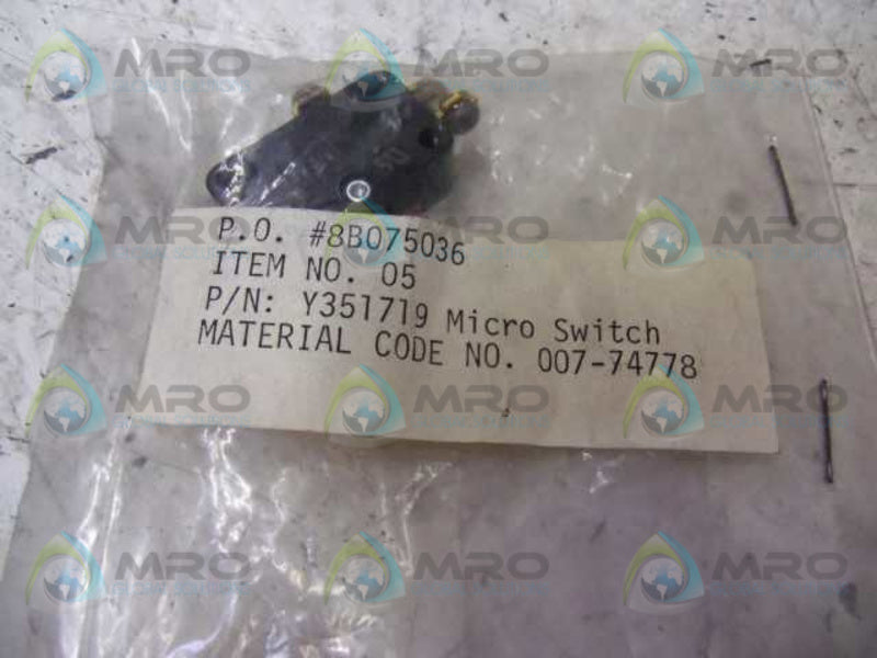 MICRO SWITCH Y351719  NSNP