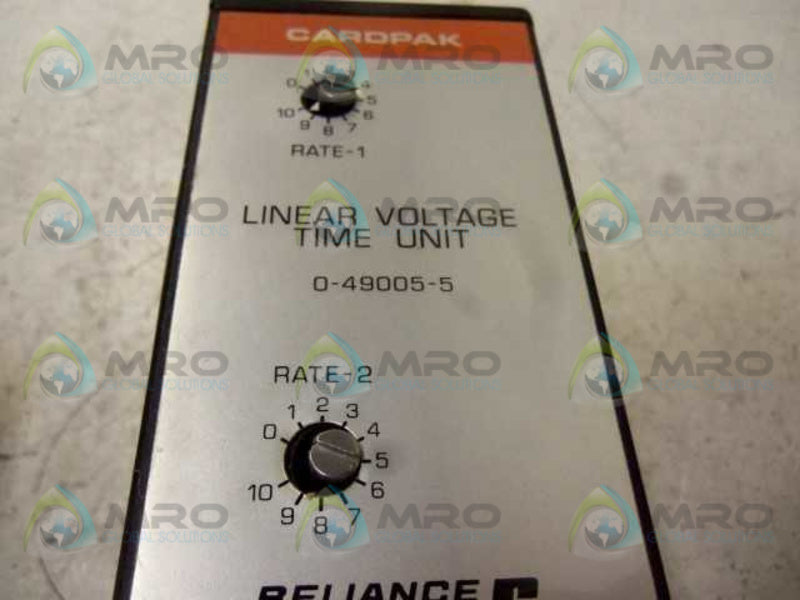 RELIANCE ELECTRIC 0-49005-5 CARDPAK LINEAR VOLTAGE  NSMP