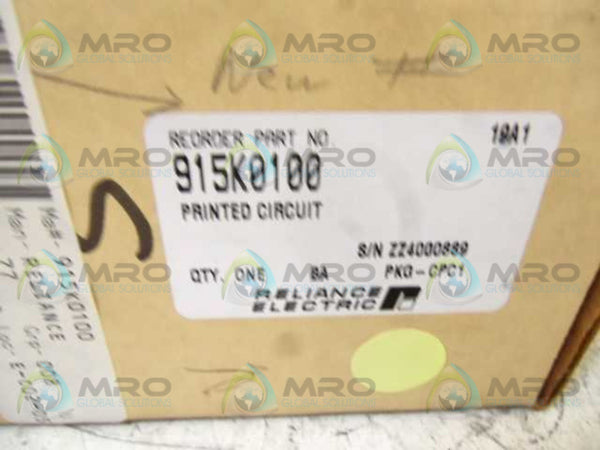 RELIANCE ELECTRIC 915K0100 REGULATOR BOARD  NSMP