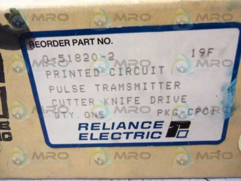 RELIANCE ELECTRIC 0-51820-2 PLDC PULSE TRANSMITTER  NSMP