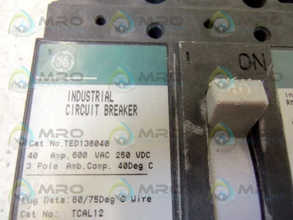 SQUARE D HDL36020 CIRCUIT BREAKER 20A  UNMP