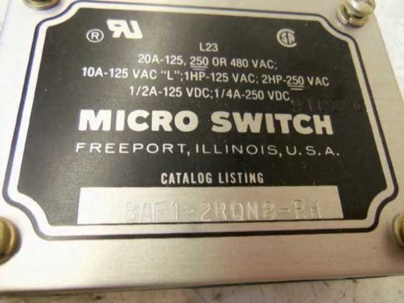 MICRO SWITCH BAF1-2RQN8-RH LIMIT SWITCH (GREY)  NSMP