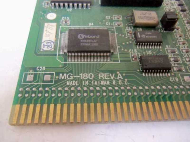 MG-180 REV. A CONTROLLER CARD  UNMP