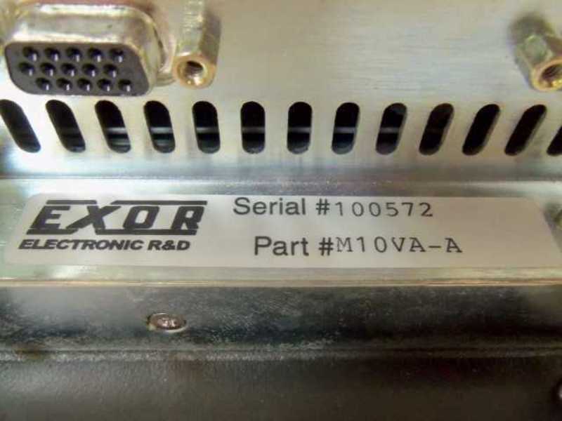 EXOR M10VA-A TOUCH SCREEN MONITOR  UNMP