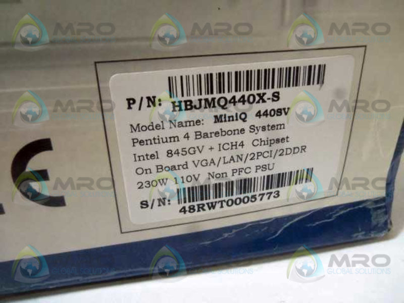 MINIQ HBJMQ440X-S PENTIUM 4 BAREBONE SYSTEM  NSMP