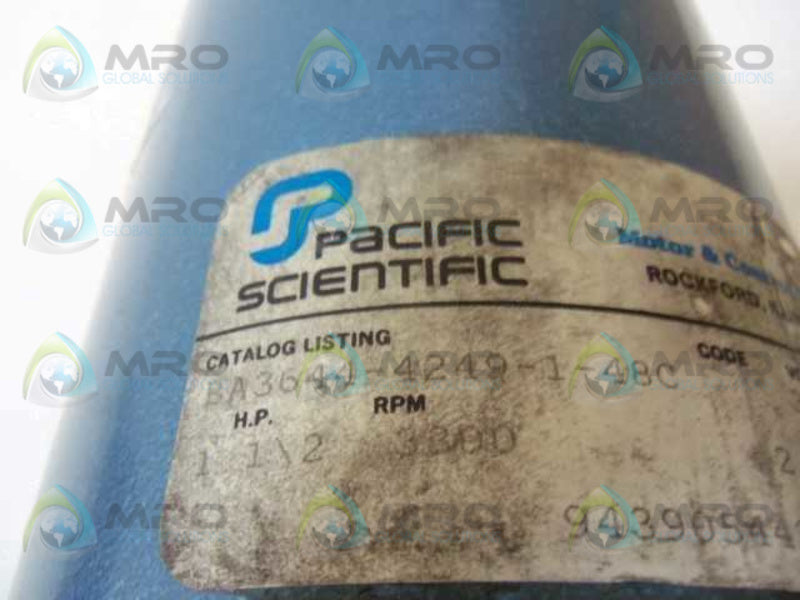 PACIFIC SCIENTIFIC BA3644-4249-1-48C  UNMP