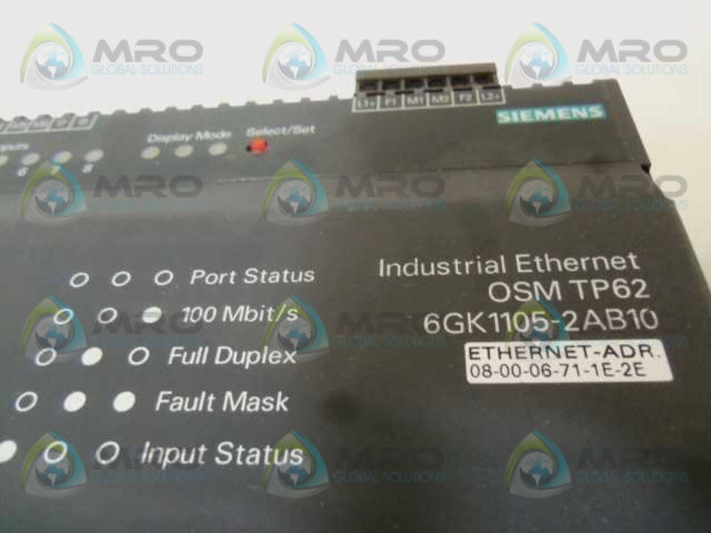 SIEMENS 6GK1105-2AB10 OPTICAL SWITCH  NSNP