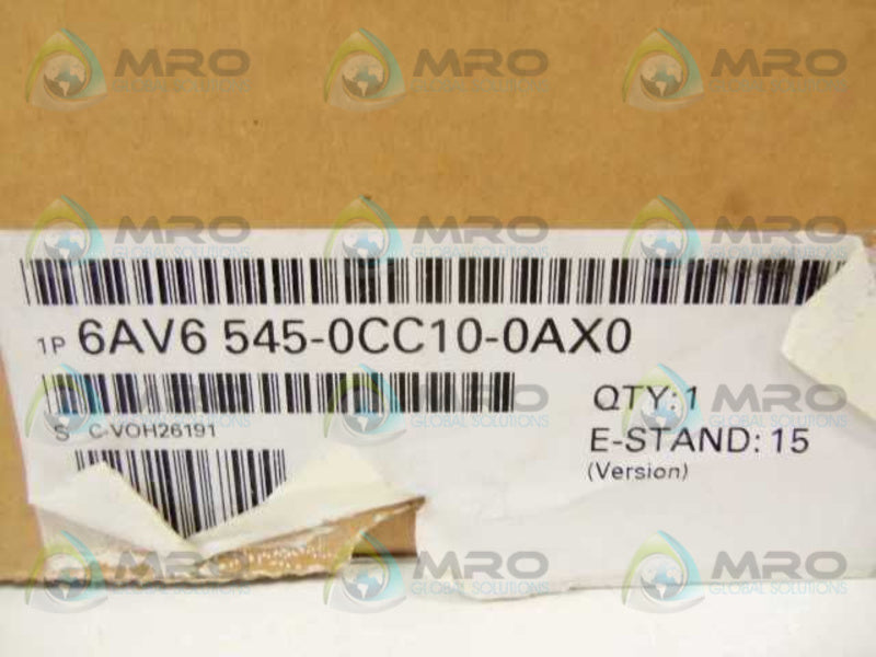 SIEMENS 6AV6545-0CC10-0AX0   NSMP