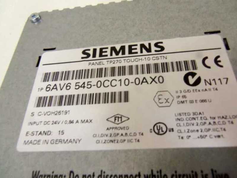 SIEMENS 6AV6545-0CC10-0AX0   NSMP
