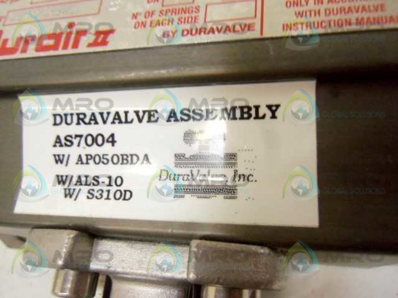 DURAVALVE AS7004 w/ AP050BDA w/ ALS-10 w/ S310D  UNMP