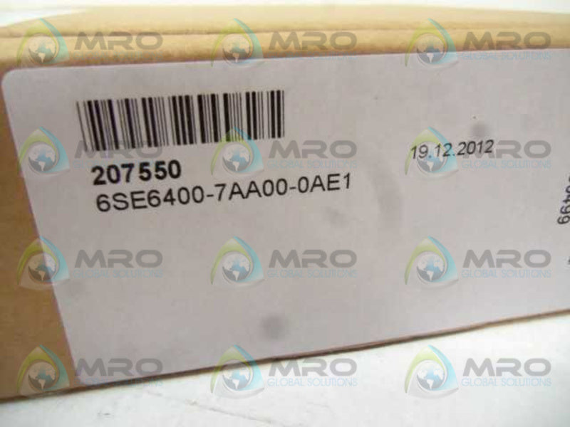 SIEMENS 6SE6400-7AA00-0AE1 FAN ASSEMBLY  NSMP