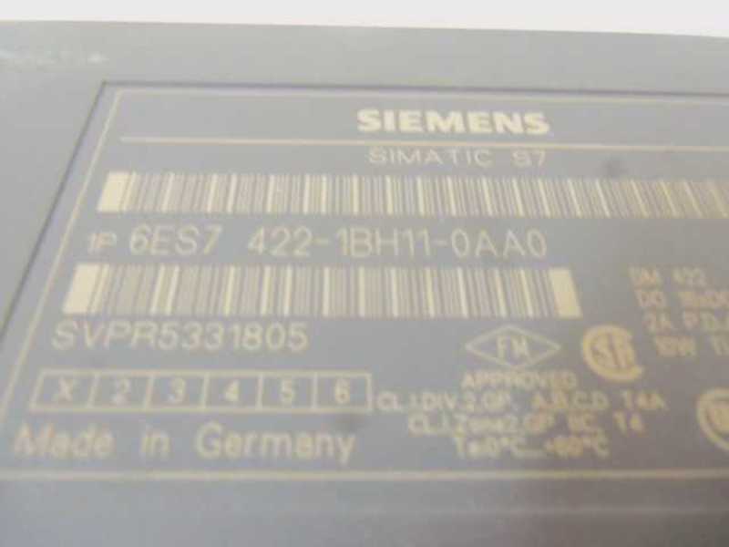 SIEMENS 6ES7 422-1BH11-0AA0 OUTPUT MODULE  UNMP
