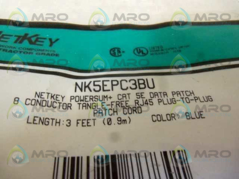 LOT OF 3 NETKEY NK5EPC3BU  NSMP