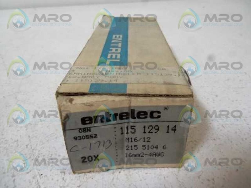 LOT OF 17 ENTRELEC 115 129 14 NSMP