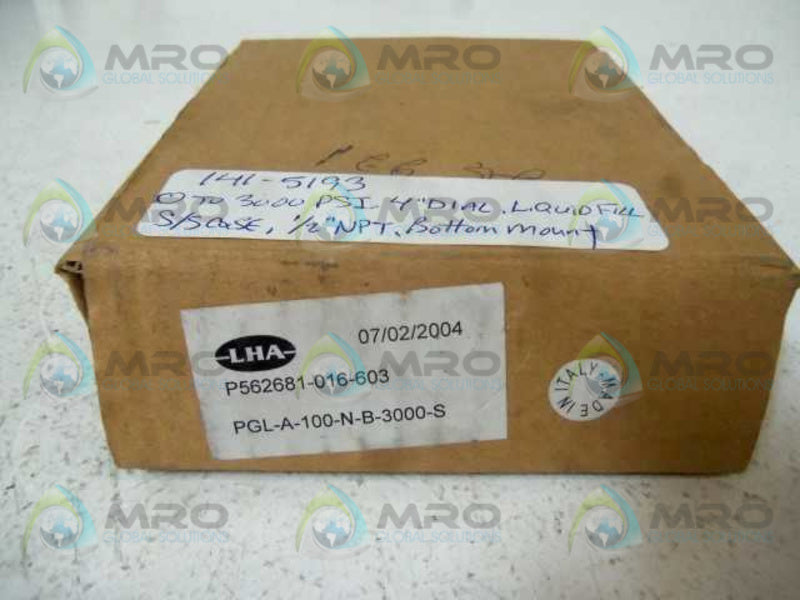 LHA PGLA-100-N-B-3000-S  NSMP